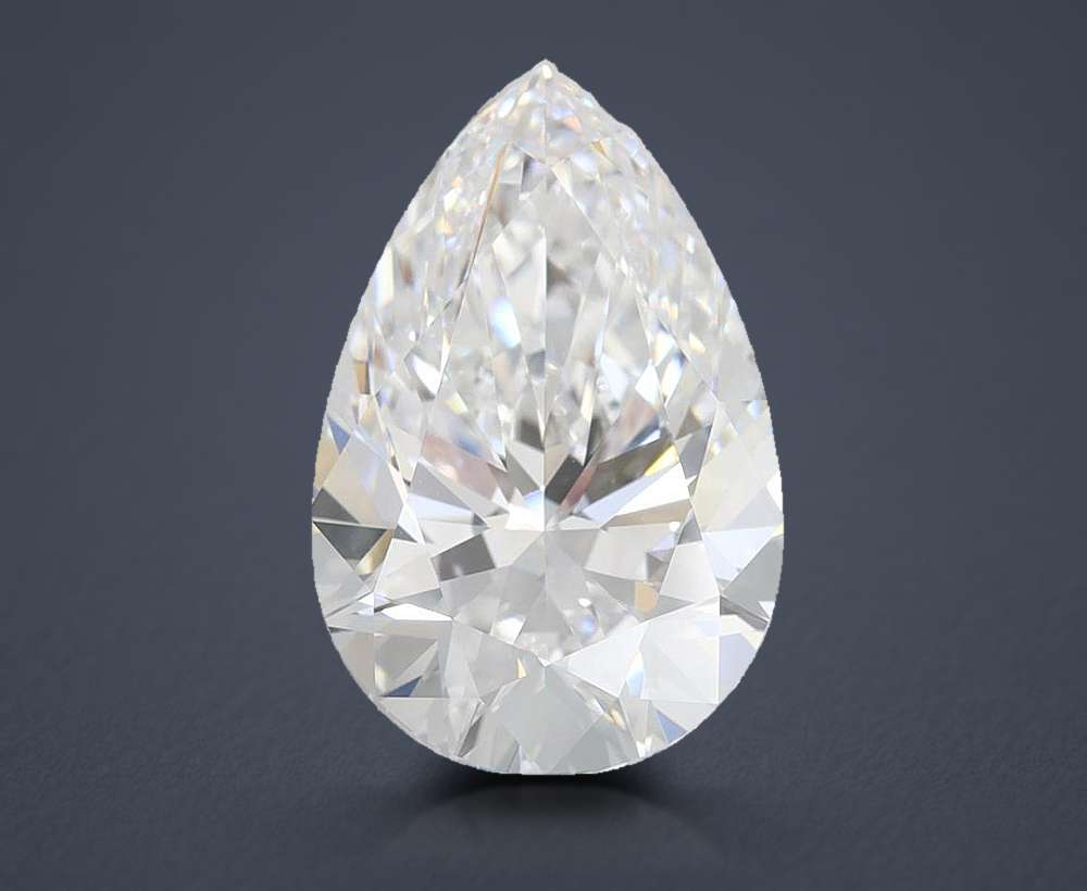 5.30 Carat Pear Lab Diamond
