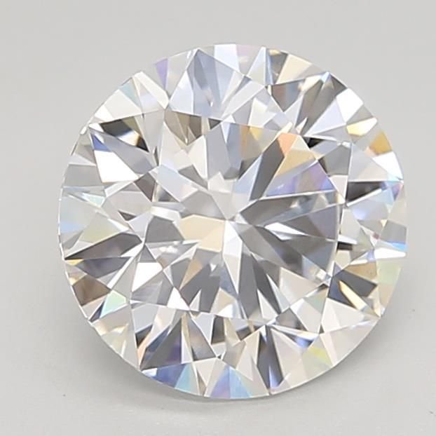 3.04ct E VS1 Rare Carat Ideal Cut Round Lab Grown Diamond