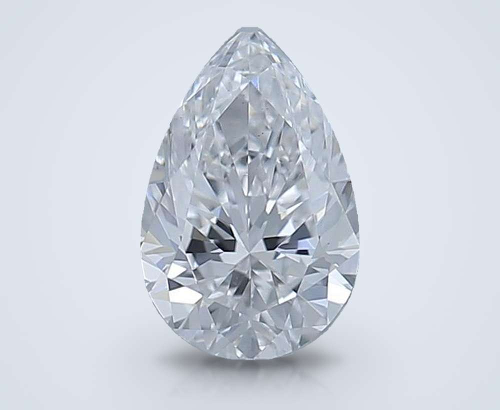 0.60 Carat Pear Natural Diamond