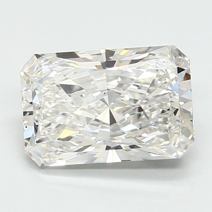 1.69ct F VS2 Rare Carat Ideal Cut Radiant Lab Grown Diamond