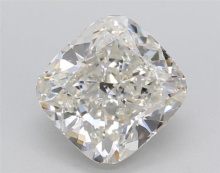 3.11ct H VS2 Rare Carat Ideal Cut Cushion Lab Grown Diamond