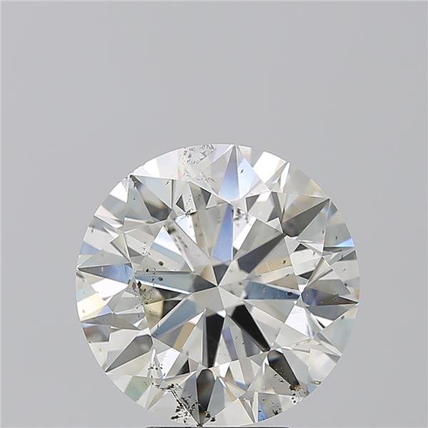 6.22ct K SI2 Rare Carat Ideal Cut Round Diamond