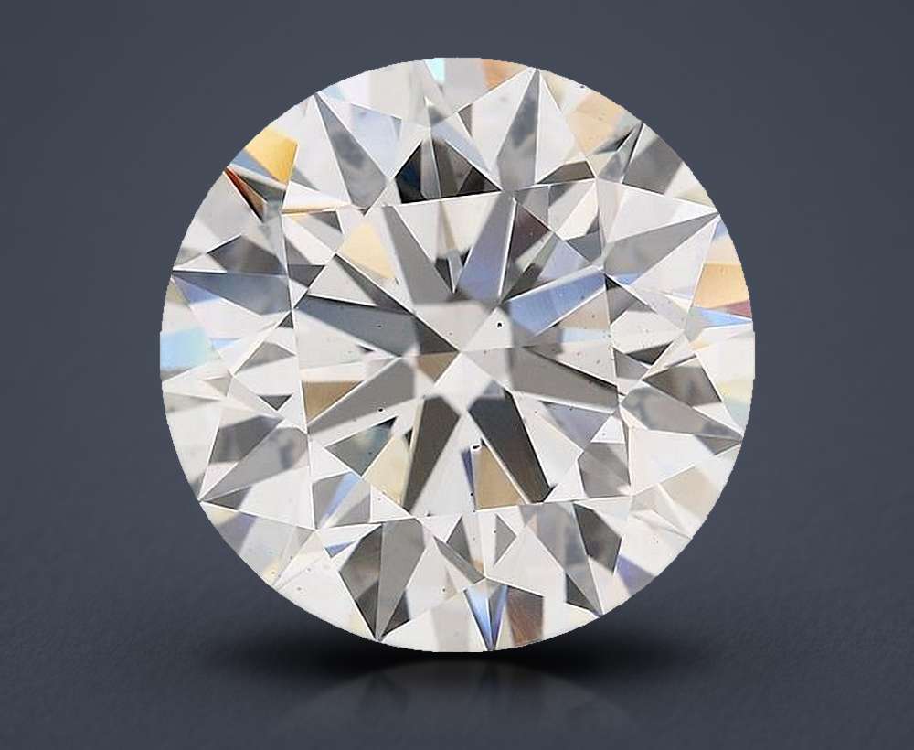 6.85 Carat Round Lab Diamond