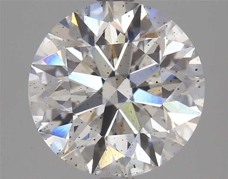 3.66ct F SI2 Excellent Cut Round Lab Grown Diamond