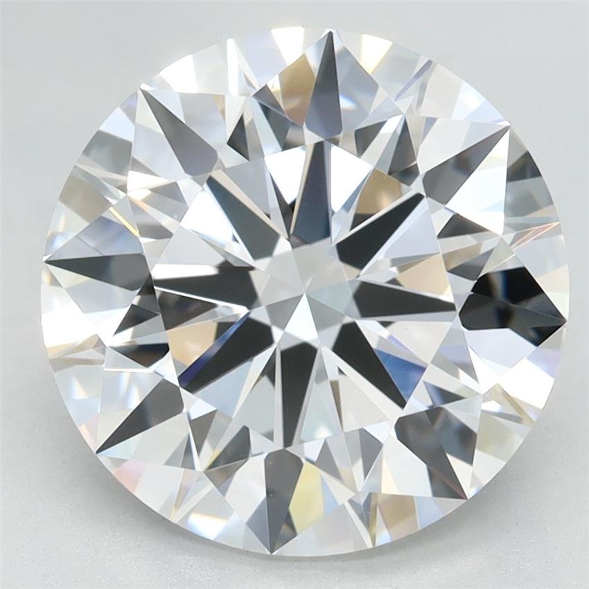 4.01ct D VVS1 Rare Carat Ideal Cut Round Lab Grown Diamond