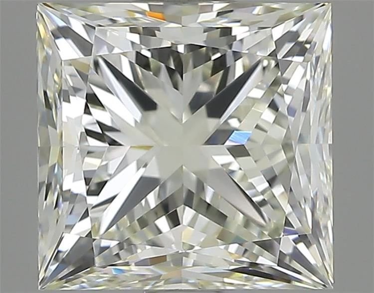 3.01ct J VVS2 Rare Carat Ideal Cut Princess Diamond