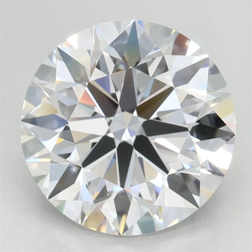 3.01ct D VVS1 Rare Carat Ideal Cut Round Lab Grown Diamond