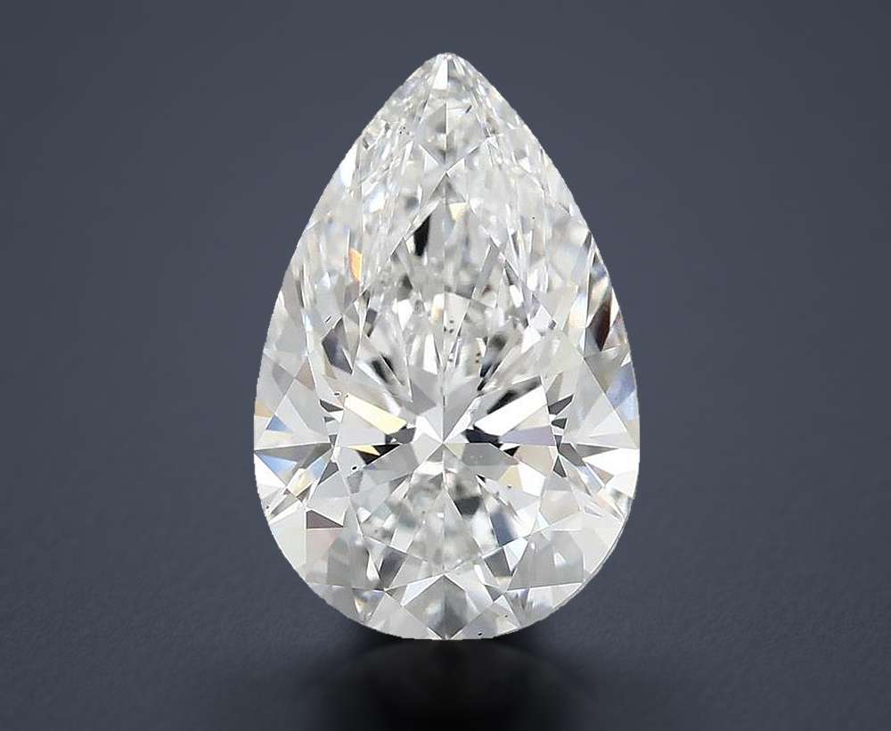 3.71 Carat Pear Lab Diamond
