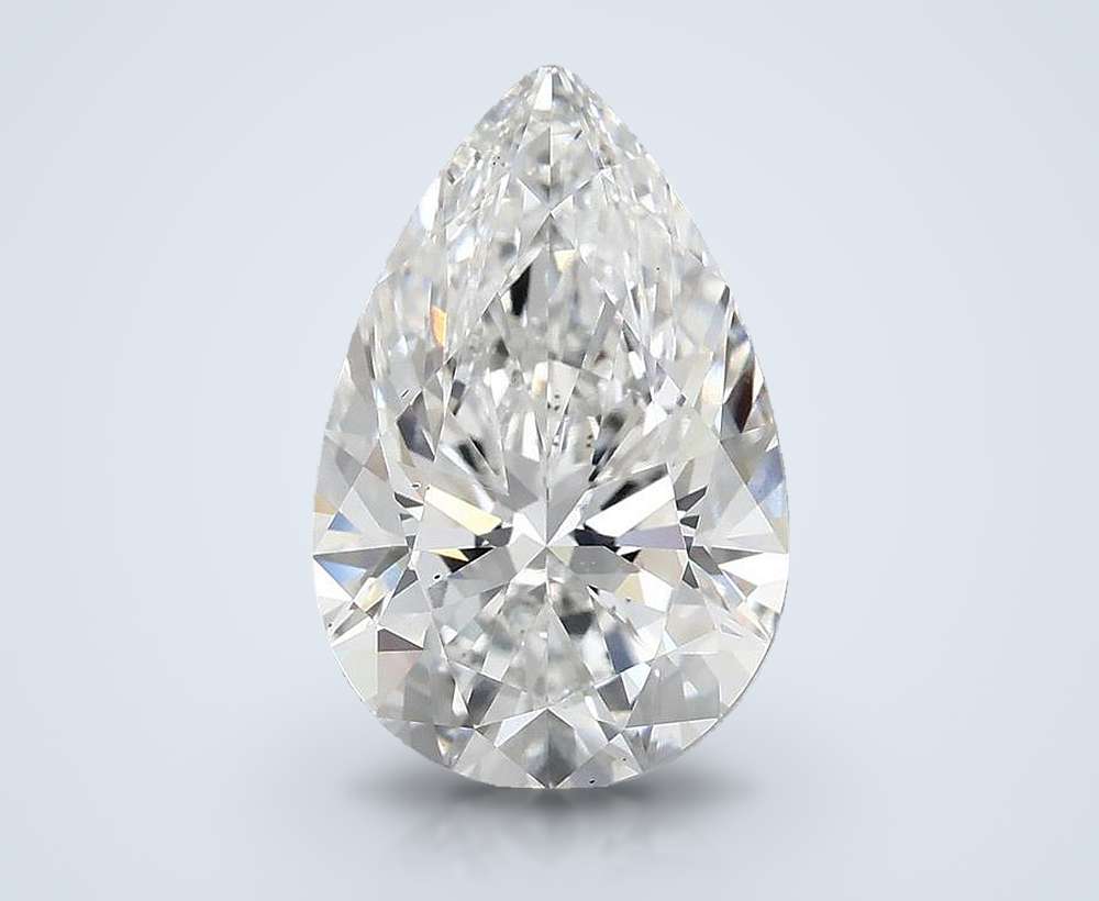 3.71 Carat Pear Lab Diamond