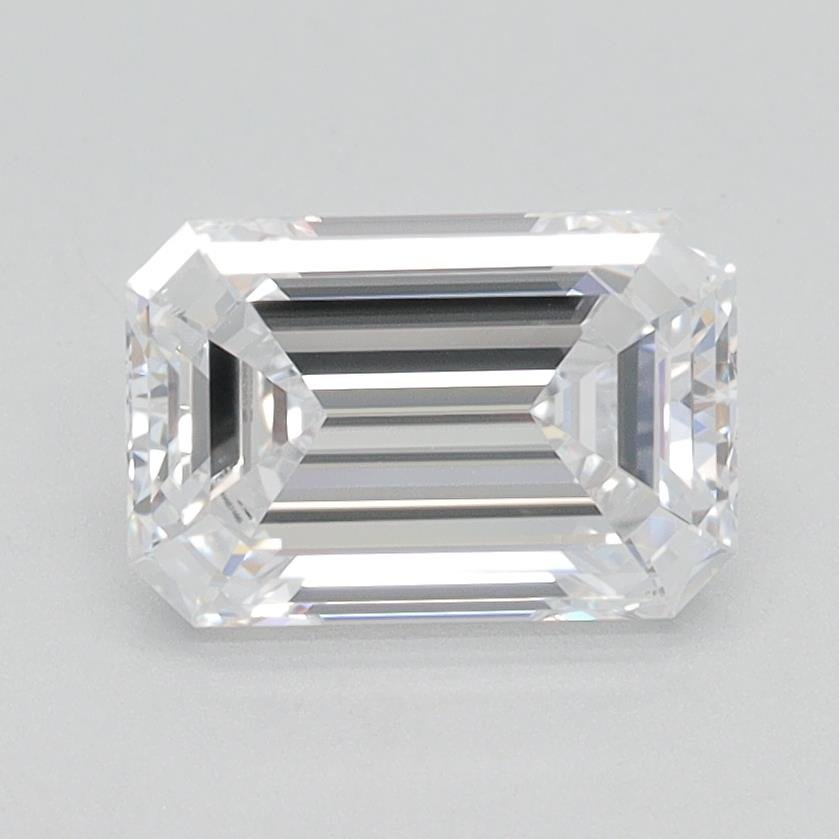 1.55ct D VVS1 Rare Carat Ideal Cut Emerald Lab Grown Diamond