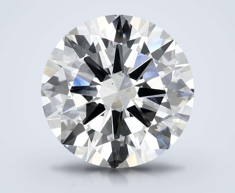 3.80 Carat Round Lab Diamond