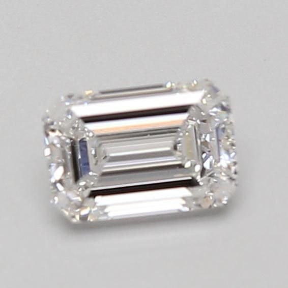 0.84ct D VVS2 Rare Carat Ideal Cut Emerald Lab Grown Diamond