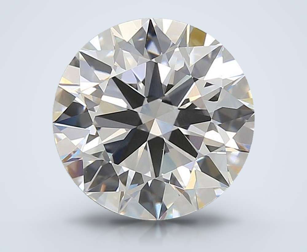 4.07 Carat Round Lab Diamond