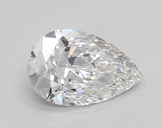 0.69ct D VVS2 Rare Carat Ideal Cut Pear Lab Grown Diamond
