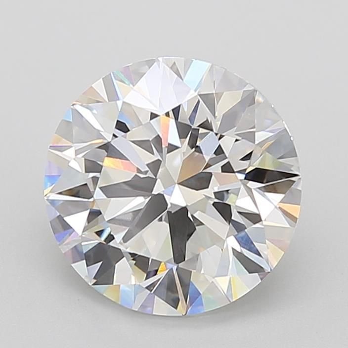 5.05ct E VVS2 Rare Carat Ideal Cut Round Lab Grown Diamond
