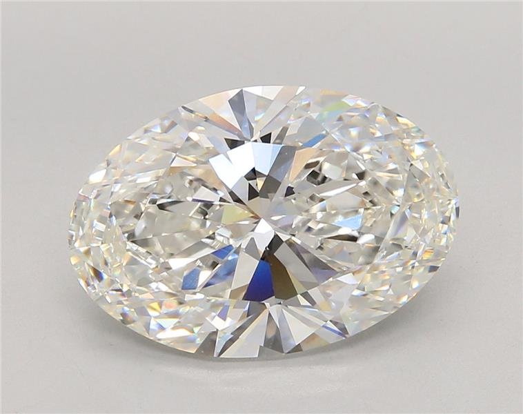 8.17ct G VVS2 Rare Carat Ideal Cut Oval Lab Grown Diamond