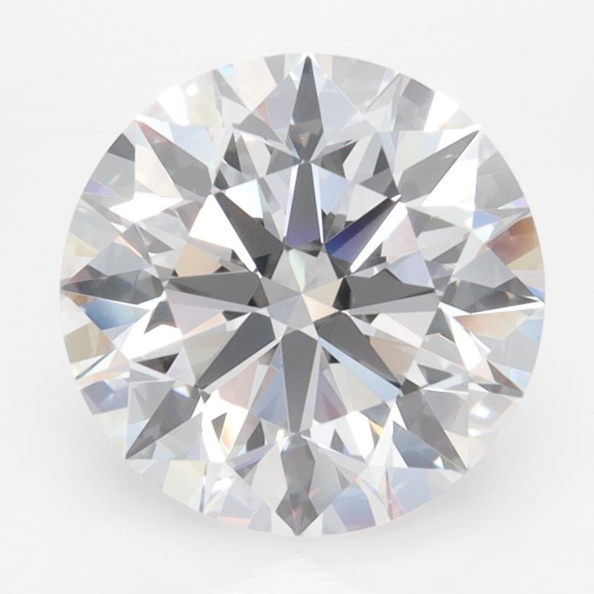3.49ct D IF Rare Carat Ideal Cut Round Lab Grown Diamond