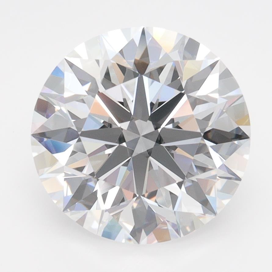 3.66ct D FL Rare Carat Ideal Cut Round Lab Grown Diamond