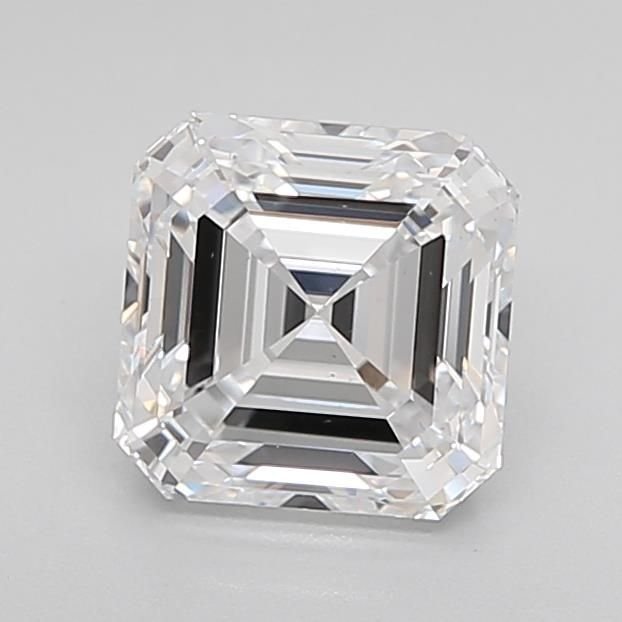 1.57ct D VS2 Rare Carat Ideal Cut Asscher Lab Grown Diamond