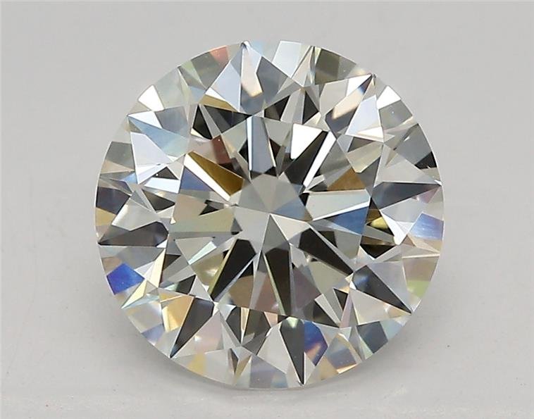 2.51ct G VVS2 Rare Carat Ideal Cut Round Lab Grown Diamond