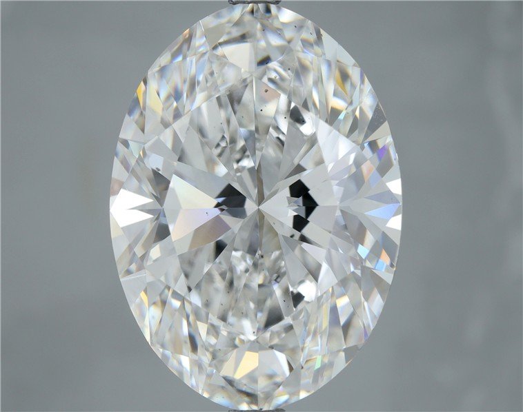10.06ct F VS2 Rare Carat Ideal Cut Oval Lab Grown Diamond