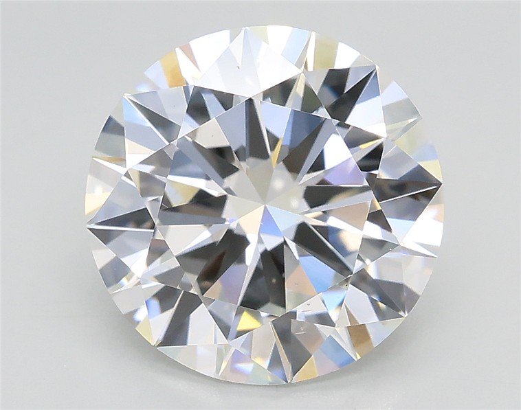 4.02ct F VS2 Excellent Cut Round Lab Grown Diamond