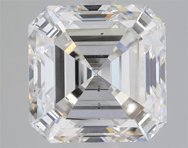 3.06ct H VS2 Rare Carat Ideal Cut Asscher Lab Grown Diamond