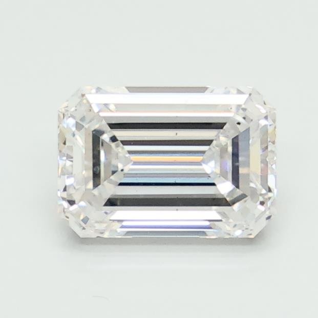 1.09ct D VS2 Rare Carat Ideal Cut Emerald Lab Grown Diamond