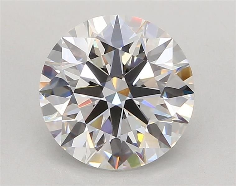 3.04ct F VVS2 Rare Carat Ideal Cut Round Lab Grown Diamond