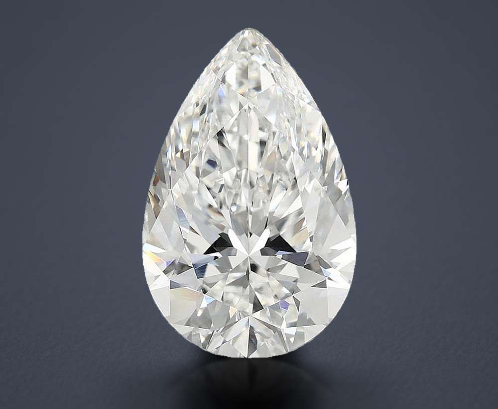 5.41 Carat Pear Lab Diamond