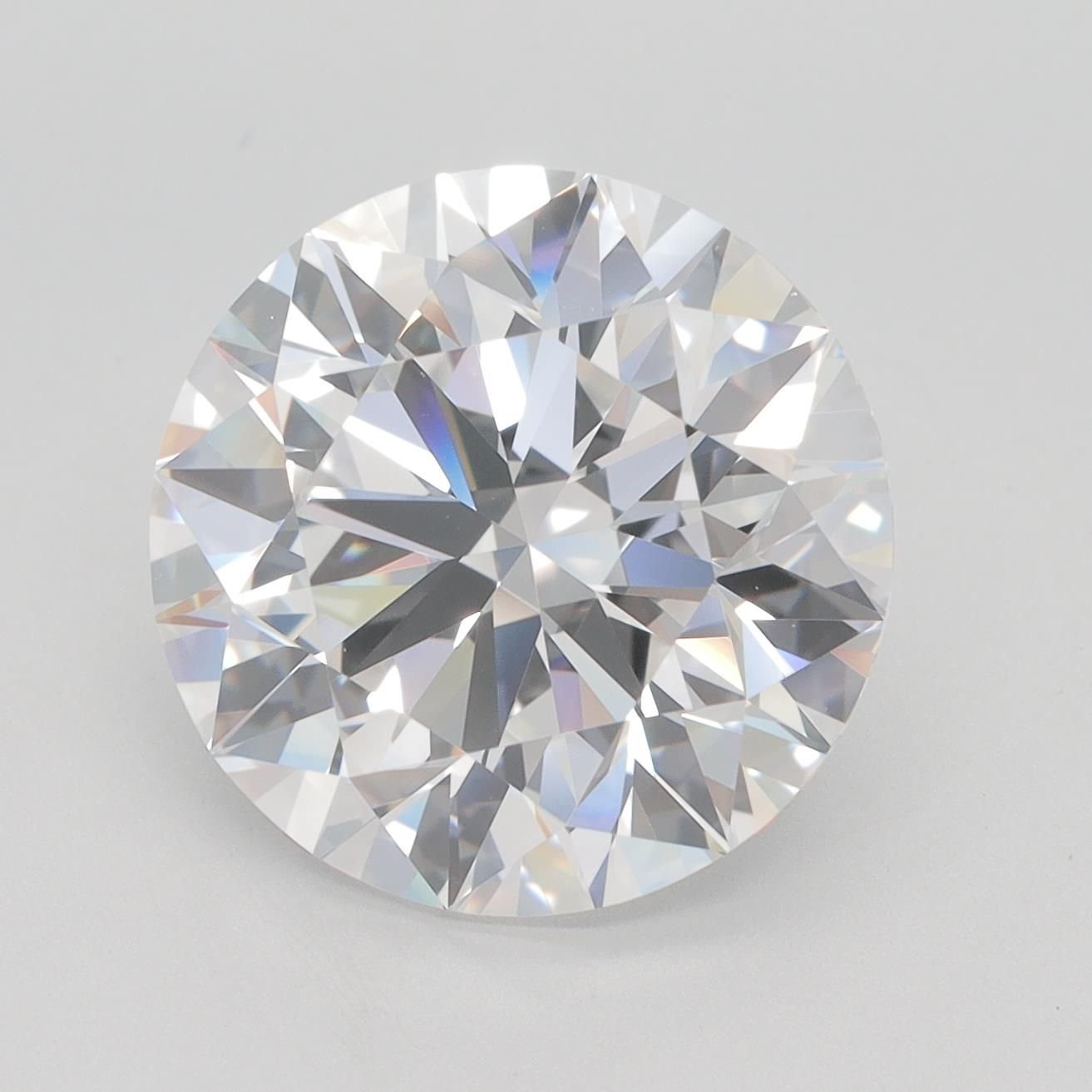 6.47ct E IF Rare Carat Ideal Cut Round Lab Grown Diamond