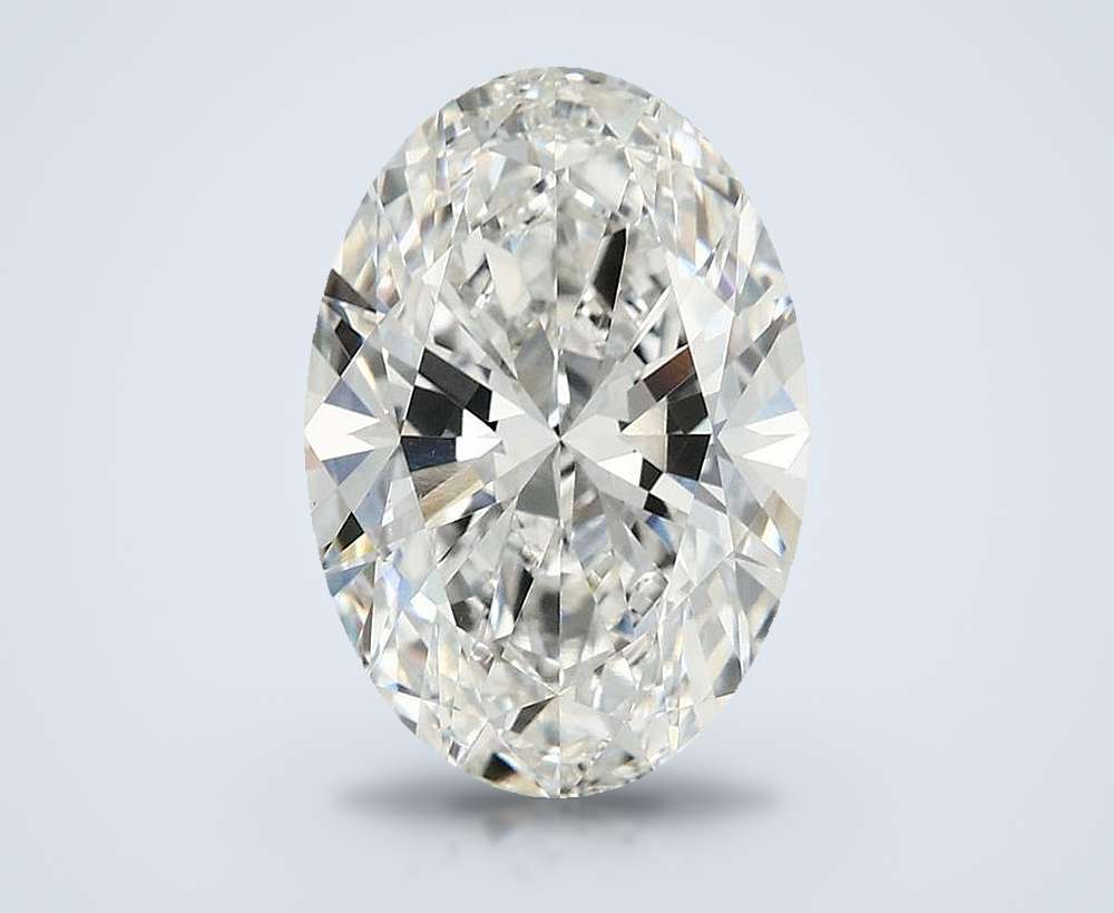 3.80 Carat Oval Lab Diamond