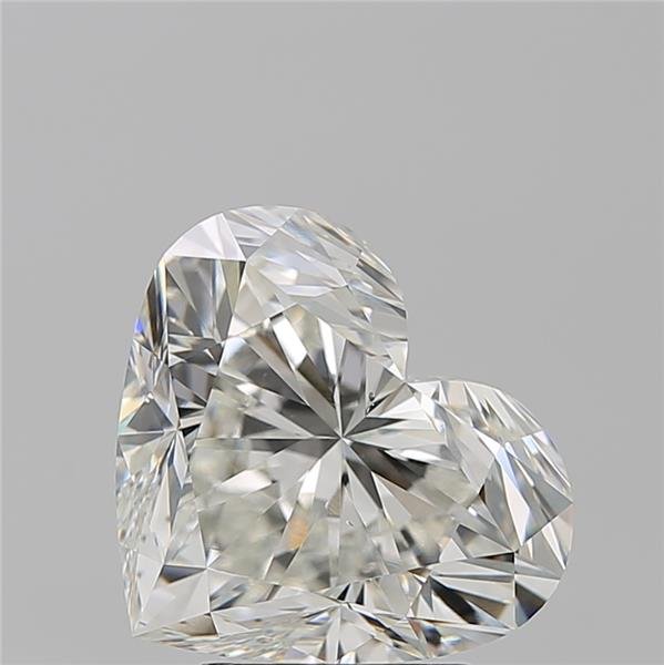 4.10ct J VS2 Rare Carat Ideal Cut Heart Diamond