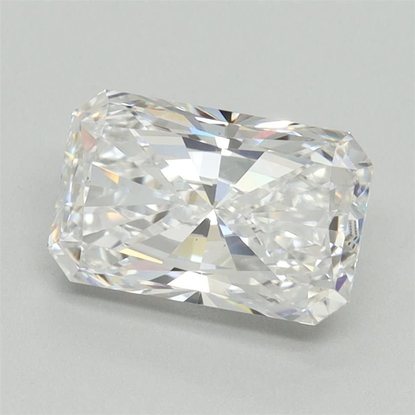 2.01ct D VS1 Very Good Cut Radiant Lab Grown Diamond