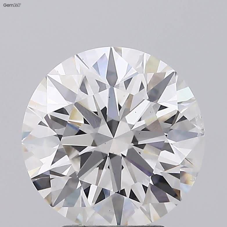 3.63ct G SI2 Rare Carat Ideal Cut Round Lab Grown Diamond