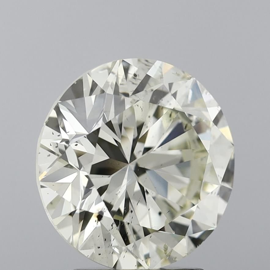 4.03ct K SI1 Excellent Cut Round Diamond