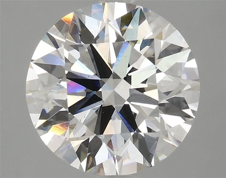 3.78 Carat Round Lab Diamond