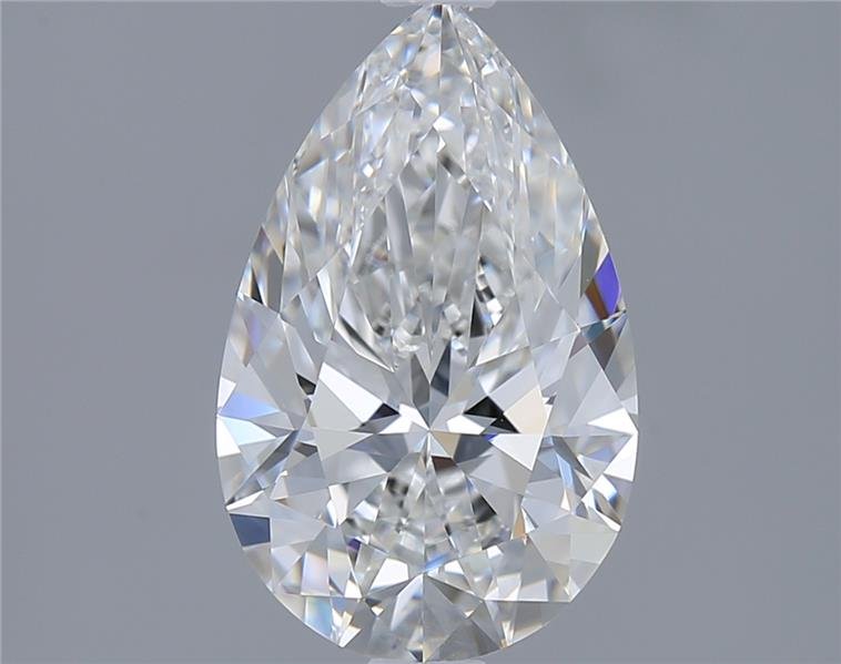 1.49ct F VS1 Rare Carat Ideal Cut Pear Lab Grown Diamond