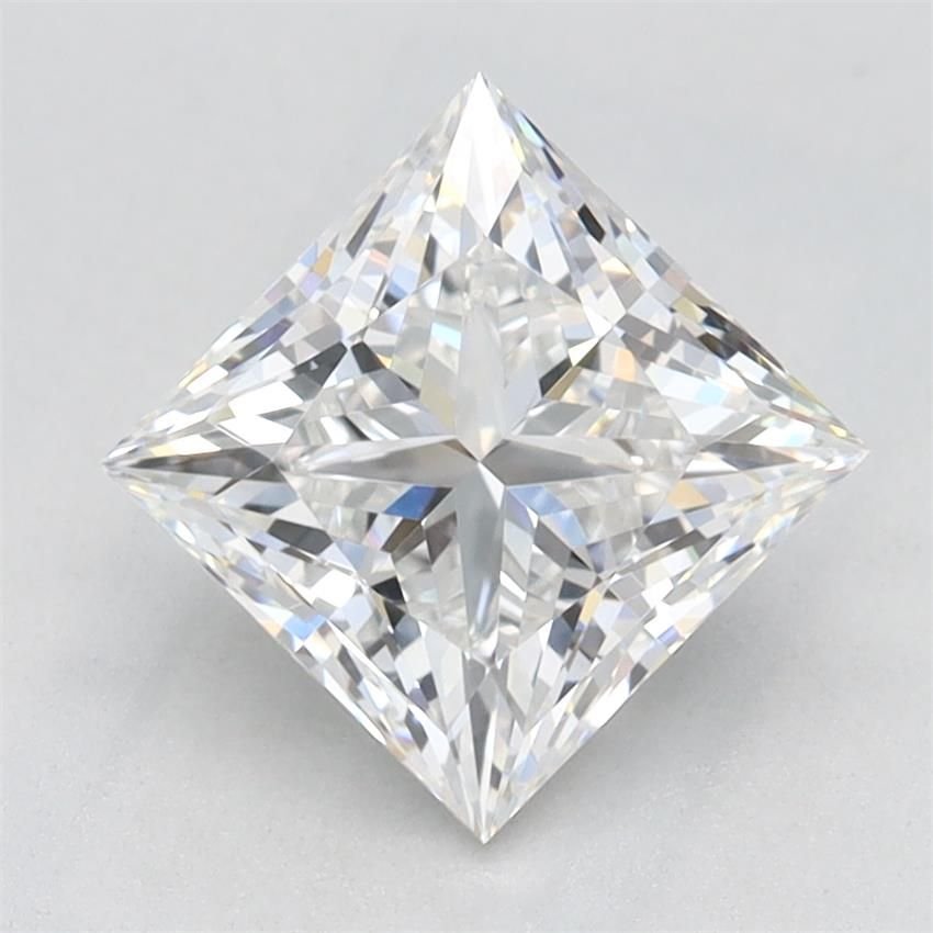 1.64ct E VVS1 Rare Carat Ideal Cut Princess Lab Grown Diamond