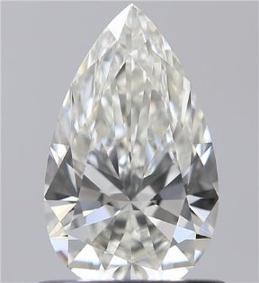 0.71 Carat Pear Natural Diamond