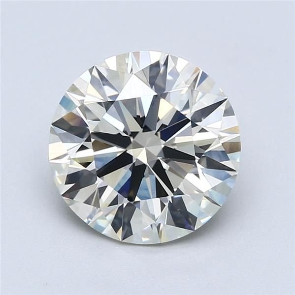 4.01ct K VS2 Rare Carat Ideal Cut Round Diamond