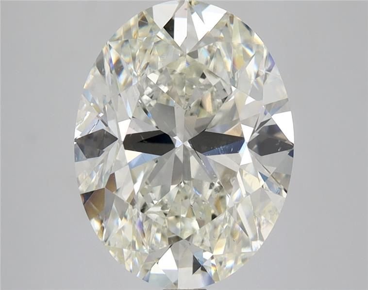 5.00ct J SI1 Rare Carat Ideal Cut Oval Diamond