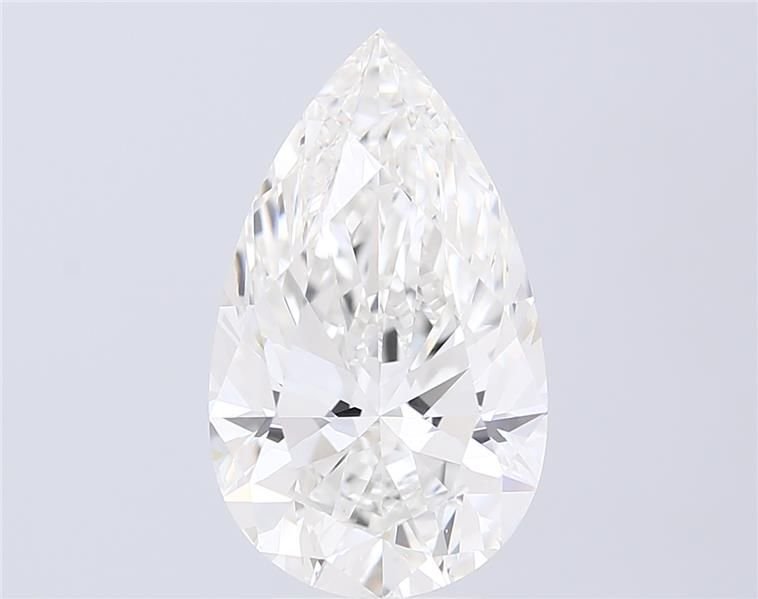 7.01ct E VS1 Rare Carat Ideal Cut Pear Lab Grown Diamond