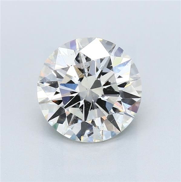 3.03ct J SI2 Rare Carat Ideal Cut Round Diamond