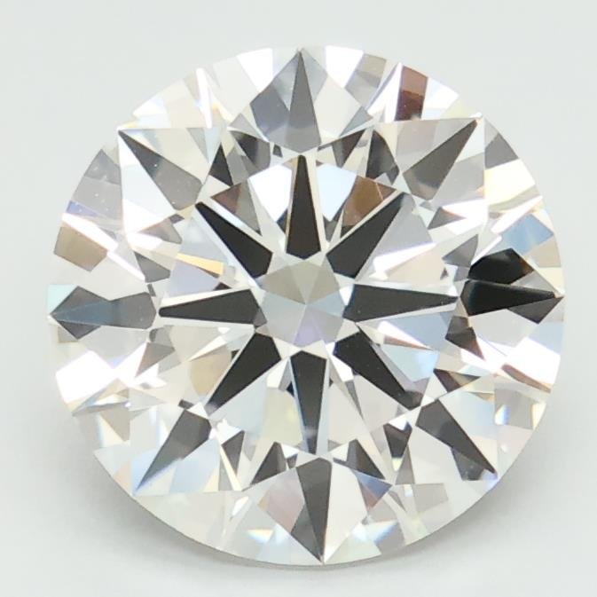 2.82ct F VVS2 Rare Carat Ideal Cut Round Lab Grown Diamond