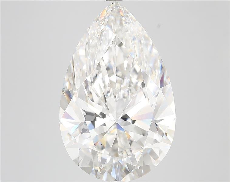 13.71ct F VS2 Rare Carat Ideal Cut Pear Lab Grown Diamond