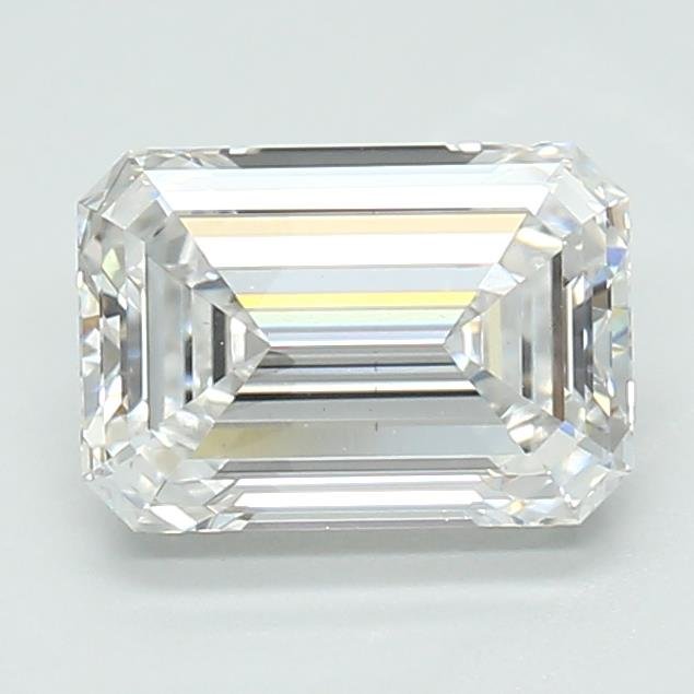 1.45ct E VS1 Rare Carat Ideal Cut Emerald Lab Grown Diamond