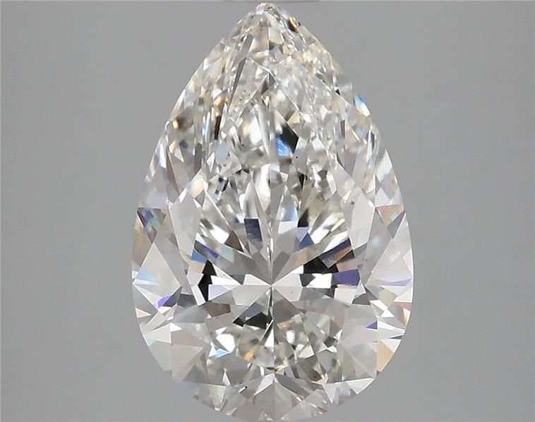 3.38ct G VS2 Rare Carat Ideal Cut Pear Lab Grown Diamond