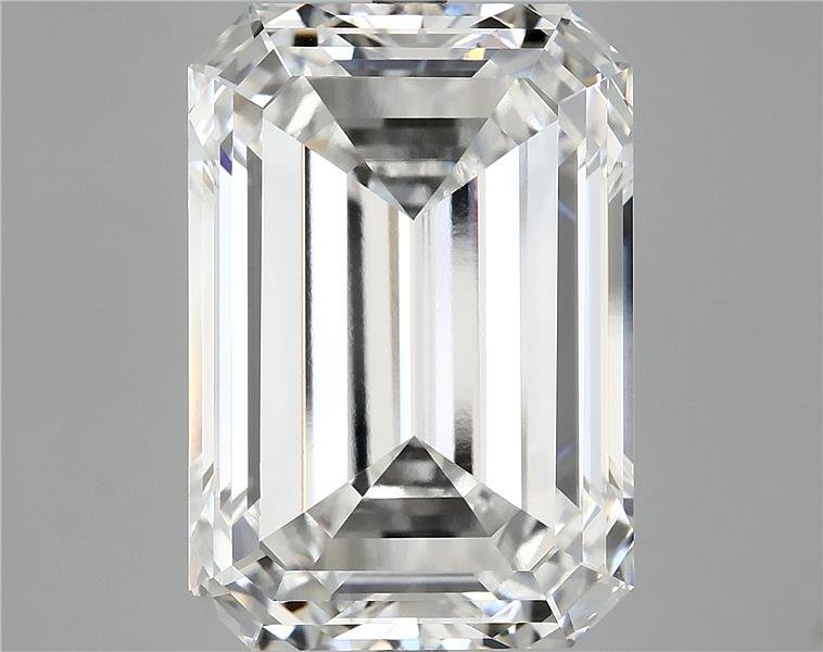 15.27ct F VVS2 Rare Carat Ideal Cut Emerald Lab Grown Diamond