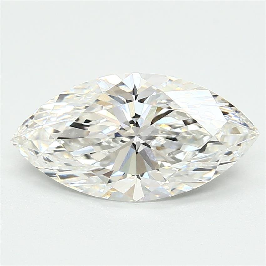 3.04ct F VVS2 Rare Carat Ideal Cut Marquise Lab Grown Diamond